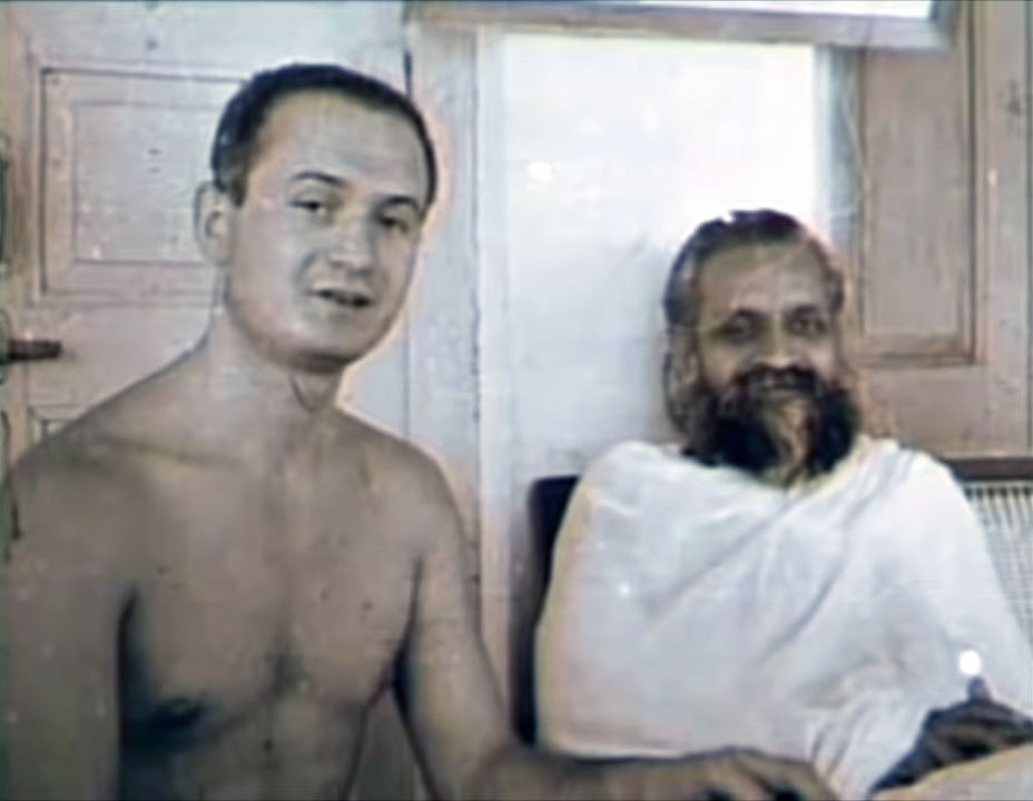 Yuri Bezmenov with Maharishi Mahesh Yogi